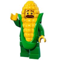 LEGO เลโก้แท้ 100% มินิฟิกเกอร์ Lego Mini Figures 71018  นายชุดข้าวโพด Corn Man ของใหม่พร้อมส่ง ยังไม่แกะ