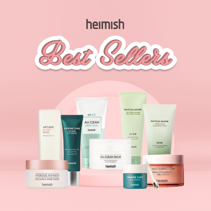 heimish Best Sellers (Cleanser Makeup Base Eye cream) Lazada PH