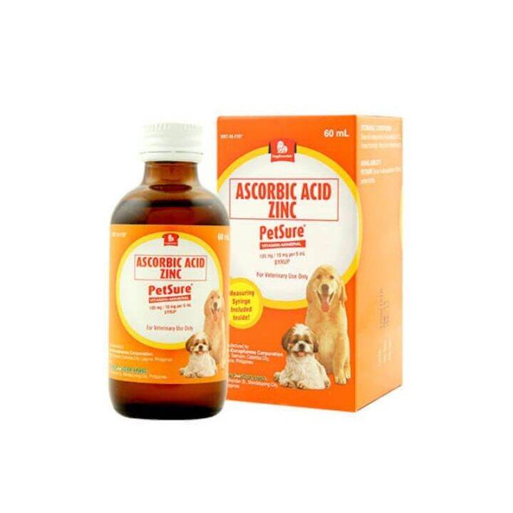 PetSure Ascorbic Acid with Zinc Vitamin C for Dog Lazada PH