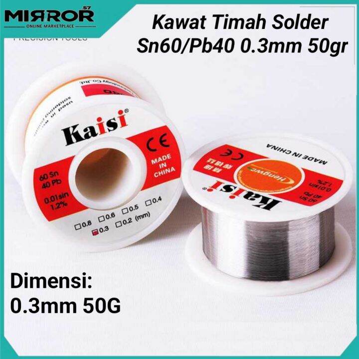 Kawat Timah Solder Tin Lead Sn Pb Mm Gr Lazada Indonesia