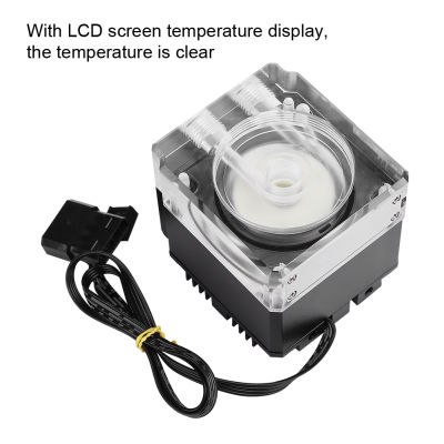 Integrated Water Cooling Mute Pump LCD Temperature Display Computer Accessories 800L/H