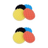 8Pcs Polishing Disk Car Detailing Polishing Wave Sponge Pad 7Inch/180mm for Car Polisher