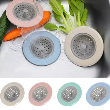 1pc Silicone Drain Cover, Kitchen/bathroom Sink Strainer, Press & Seal  Anti-odor Bounce Drain Plug, Bathtub Drain Stopper Catcher, Floor Drains  Protectors