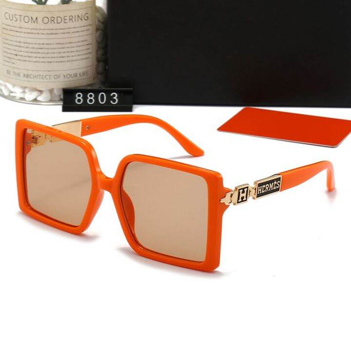 2023-new-sunglasses-h-retro-large-frame-sunglasses-for-women-vacation-and-leisure-photos