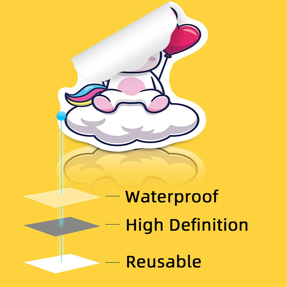 Waterproof Aesthetic Sticker - Pink Rose – Clap Clap
