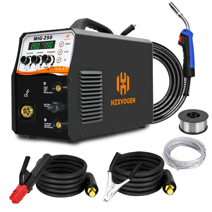 HZXVOGEN MIG ARC TIG Welding Machine 4 IN 1 Gas Gasless 2T 4T 220V IGBT ...