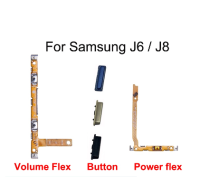 ปุ่มปุ่มเปิดปิดแบบยืดหยุ่นสำหรับปุ่มปรับระดับเสียงสำหรับ J8 Samsung Galaxy J6