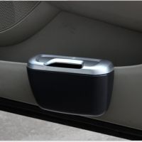 hot【DT】 1Pc Car Trash Rubbish Can Garbage Dust Storage Bin Accessories