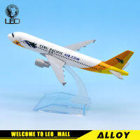 LEO 1:400ฟิลิปปินส์ Cebu Pacific Air A320เครื่องบินรุ่น16Cm Die-Cast โลหะอัลลอยด์คอลเลกชันของขวัญของเล่นเด็ก