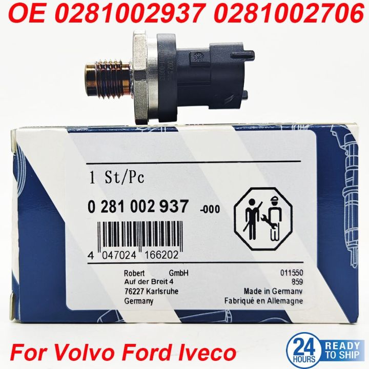 New For B-Osch Original 0281002937 Fuel Injection Rail Pressure Sensor ...