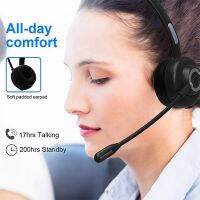 Traffic Bluetooth Headset Business Customer Service Headset M97 with Charging Station BT5.0 CVC6.0 Noise Reduction