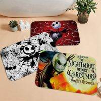 Disney The Nightmare Before Christmas Jack Floor Mat Rectangle Anti-slip Soft Badmat Front Door Indoor Mat Modern Home Decor