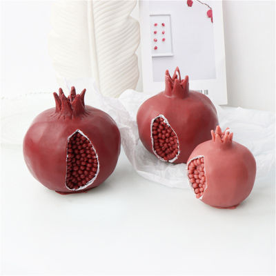 3 Sizes Wax Unique Home Decor Fruits Molds Soy Pomegranate Silicone Mold Candle