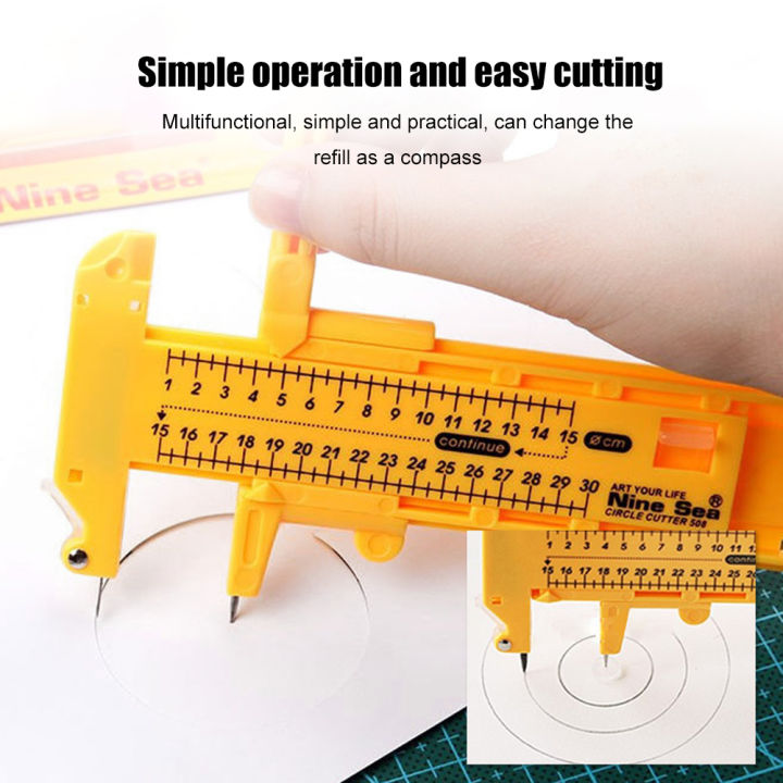 เครื่องตัดวงกลมเข็มทิศแบบปรับได้-mutifunctional-graphic-design-model-card-เครื่องตัดแบบวงกลมพร้อมช่องล็อค-diy-hand-tools