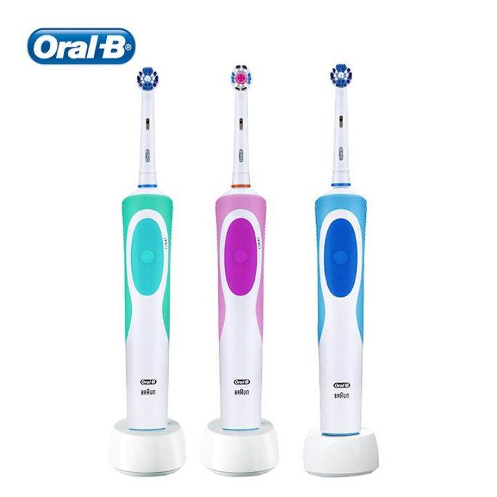 พลัง-oral-b-แปรงสีฟันไฟฟ้าการหมุนอัจฉริยะชาร์จได้แทนที่หัวฉีดปาก-b-หัวฉีดหัวแปรงสีฟันเปลี่ยนได้สร้อยข้อมือเสริมสุขภาพ