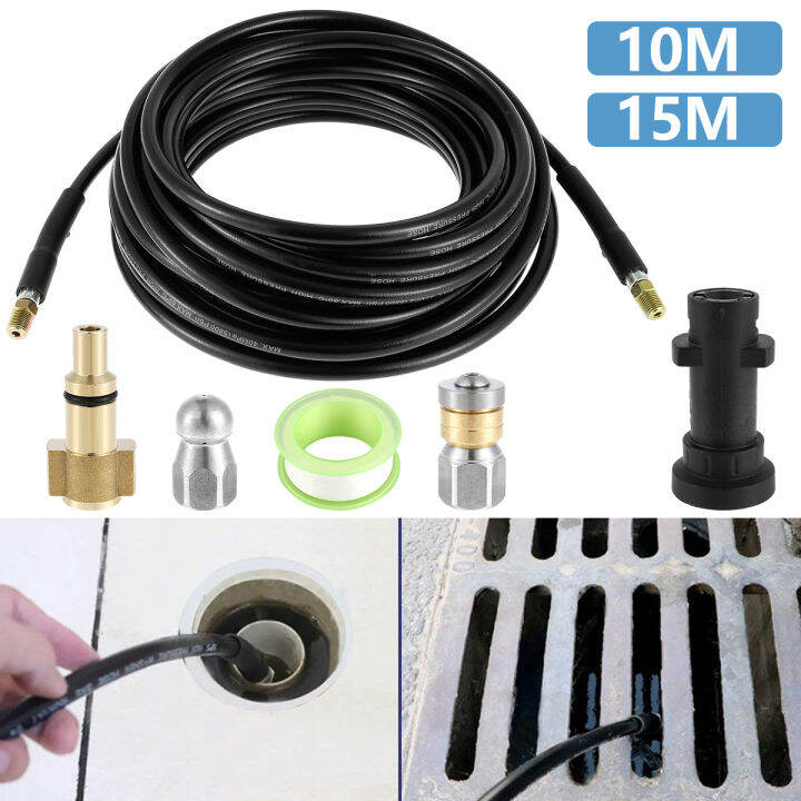 Drain Cleaning Hose Kit Sewer Jetter Nozzle Kit Sewer Jetter Kit 33