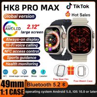 Kiwitime HK8 Pro Max Ultra Gen2 Smart Watch Series 8 49mm 2.12 นิ้วหน้าจอ AMOLED อัตราการรีเฟรชสูง NFC เกมสมาร์ทวอทช์สปอร์ตเกม