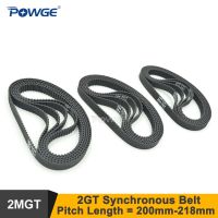 ☈✴ POWGE 10pcs 200 202 204 208 214 218 2GT Timing Belt W 6/9mm T 100/101/102/104/207/209 2GT Closed-Loop Synchronous Belt 200-2GT