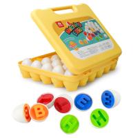 Coogam Letters Matching Eggs 26PCS ABC Alphabet Color Recoginition Sorter Puzzle Toy Game Gift for 2 3 4 5 Year Old Toddler Kids