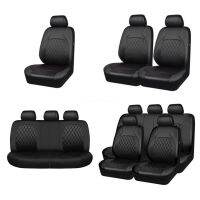 Car for SEAT Cushion Universal Fits for SUV Truck Elegant PU Leather Full Set Dropship