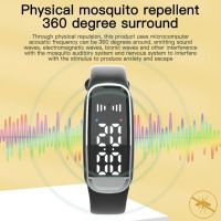 【CW】 Ultrasonic Mosquitoes Repeller Anti Bite Wristband Prevent Wrist kids gifts