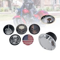 Motorcycle CNC Aluminum Fuel Gas Tank Vented Decorative Oil Cap For Harley Touring Road King Softail Dyna Sportster XL 72 48