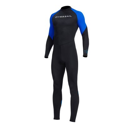 ชุดว่ายน้ำผ้าไนลอน + สแปนเด็กซ์สำหรับชุดดำน้ำกันน้ำผู้ชายชุดสูทแขนยาวดำน้ำสำหรับ Surf
