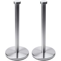 2X Stainless Steel Roll Paper Towel Rack Kitchen Tissue Holder Bathroom Toilet Paper Stand Napkin Rack House Tool