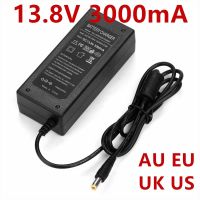 【The-Best】 bazhifei3 1PCS 13.8V แหล่งจ่ายไฟ3A AC 100-240V To DC Adapter 13.8V3A 3000mA Us/eu/uk/au Plug