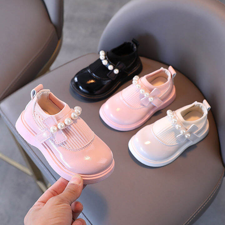 children-artificial-pu-girls-shoes-british-style-soft-bottom-breathable-casual-princess-shoes-kids-pearl-leather-shoes-for-girl