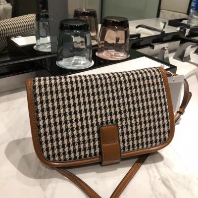 Ur Houndstooth กระเป๋าสะพายไหล่ ขนาดเล็ก ลายสก๊อต สำหรับผู้หญิง QC7311633