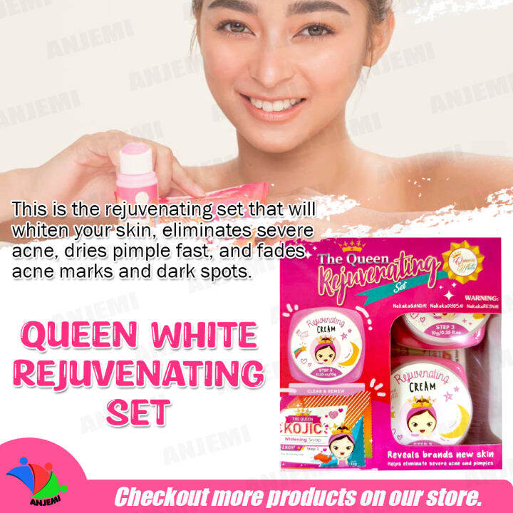 Queen White Goddess Skin Rejuvenating Set, Peeling Effect, Pimple ...