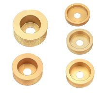 20Mm Bore Dia 75Mm Round Dry Vacuum Brazed Diamond Grinding Wheel Demi-Bullnose Edge Marble Edging Grinding Disc