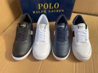 Ralphˉ Laurenˉ four colors available: white navy black and gold PU leather shoes for women