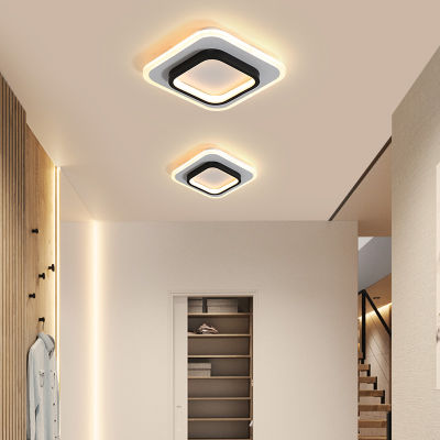 Modern led Ceiling+light living room Bedroom Lustre Avize LED ceiling lamp for aisle entrance Corridor Round Square shape