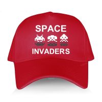 KDHC 【In stock】Mans Baseball Cap Fashion Solid Sunhat Space Invaders 1 retro classic Unisex short visor hat Adjustable Outdoor summer caps