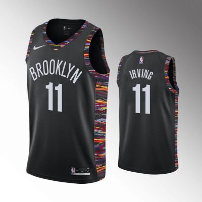 Top-quality Authentic Sports Jersey Mens Brooklyn Nets 11 Kyriee Irving 2019-20 Black Jersey - City Edition