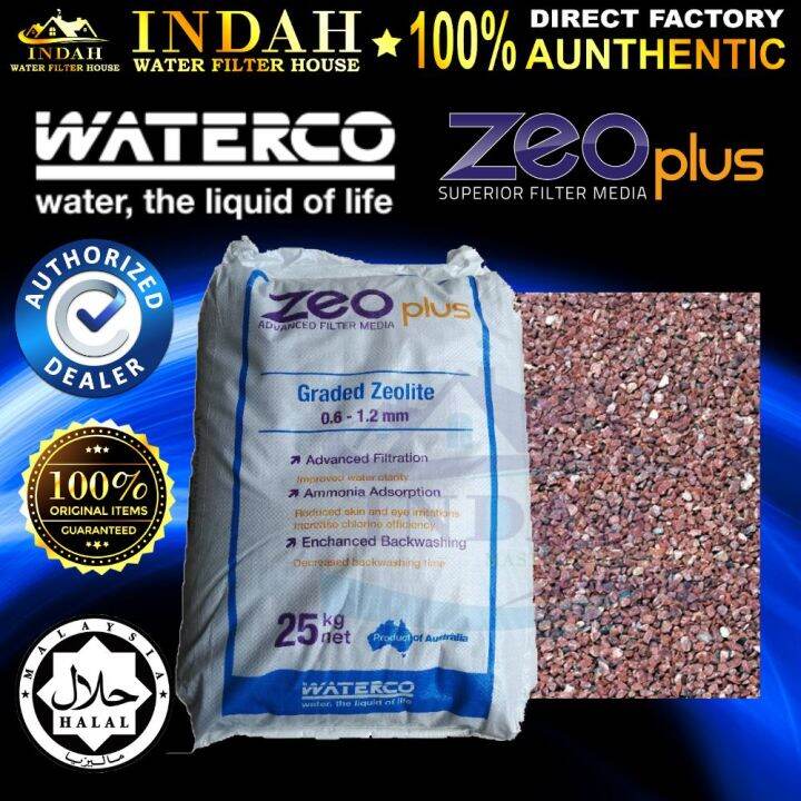 WATERCO Zeoplus or Zeolite Filter Media Sand Filtration Media Pasir