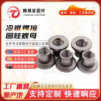 Cold Heading Welded Cylinder Nuts เหล็กกล้าคาร์บอน T Welded Lock Cap Thickening หญิง T Cap Nuts