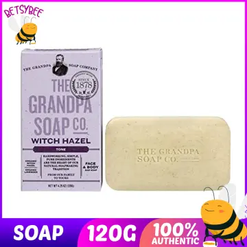 The Grandpa Soap Co Face and Body Bar Soap Witch Hazel Tone