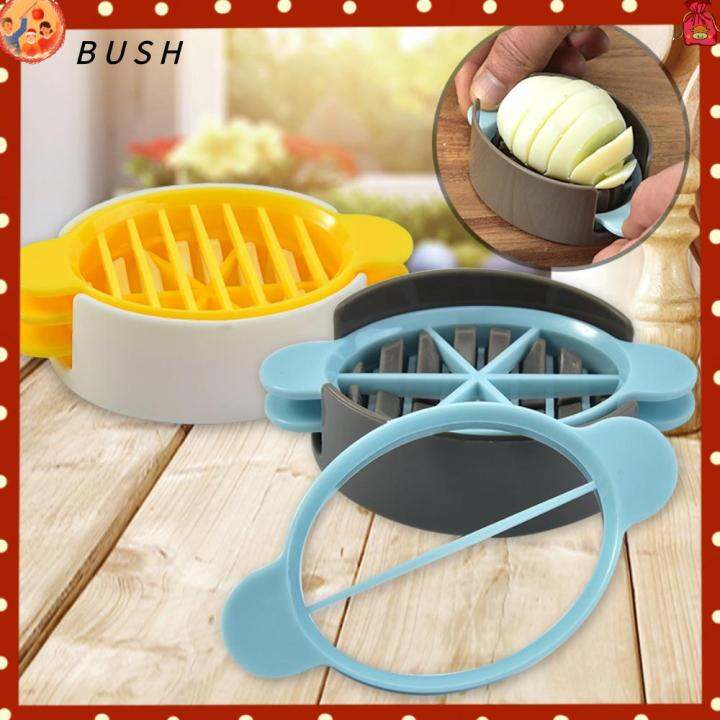 BUSH 3 in 1 Egg Slicer Cooked Eggs Kitchen Utensils Egg Cutter Durable
