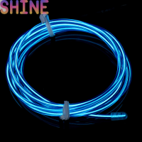 Shine 1M Neon Light Dance PARTY Decor ไฟ LED โคมไฟยืดหยุ่น EL WIRE ROPE Tube Strip