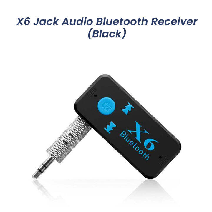 X6 Audio Jack Bluetooth Receiver BT Transmiter Speaker Black Lazada Indonesia