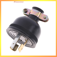 Hassanne 2.5KW ปลั๊กเครื่องกำเนิดไฟฟ้า Anti-Loose plug 168f/170F ปลั๊กป้องกัน3ขั้ว GX160