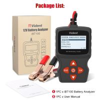 ZZOOI 2023 New Vident iBT100 12V Battery Tester Analyzer 100 to 1100CCA Flooded AGM GEL Auto Battery Analyzer Car Battery Tool