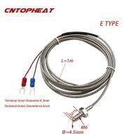 M6 Thread E Type Thermocouple Temperature Sensor for Thermostat Temperature Tester From 0 to 400 Degrees Celcius