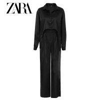 Zara ชุดนอนลําลอง ทรงหลวม น้ําหนักเบา ใส่ข้างนอกได้ สําหรับผู้หญิง