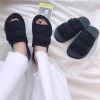 Flip flop sandals รองเท้าแตะผู้หญิงใส่กลางแจ้งสำหรับฤดูร้อน ins รองเท้าชายหาดกันลื่นสำหรับนักเรียนคู่รักสไตล์เกาหลี xaimen.my