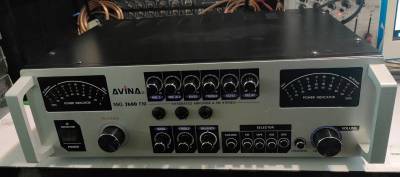 AVINA MIG 2600 FM (แอมป์มีวิทยุในตัว) เครื่องขยายเสียง มีช่องต่อ input tape vcd dvd พร้อม louness และช่อง mic 3 ช่อง พร้อมระบบ tunner ในตัว สินค้าตัวโชว์ สภาพ 90 %