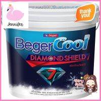 สีน้ำทาภายนอก BEGERCOOL DIAMONDSHIELD7 BASE A เนียน 9 ลิตรWATER-BASED EXTERIOR PAINT BEGER COOL DIAMONDSHIELD 7 BASE A SHEEN 9L **ราคารวม Vat แล้วค่ะ ไม่มีบวกเพิ่ม**